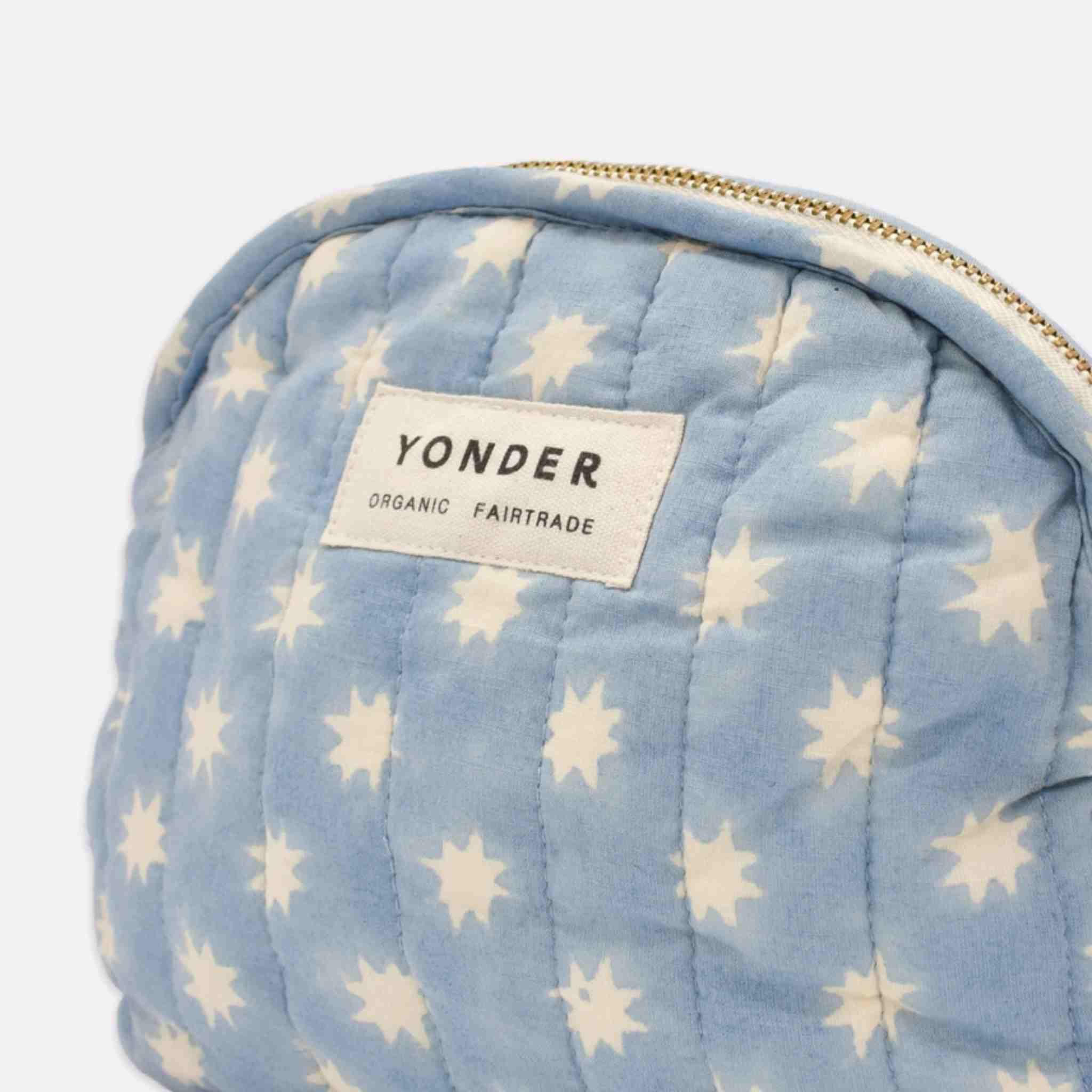 Quilted Zip Pouch | Cosmic Sky