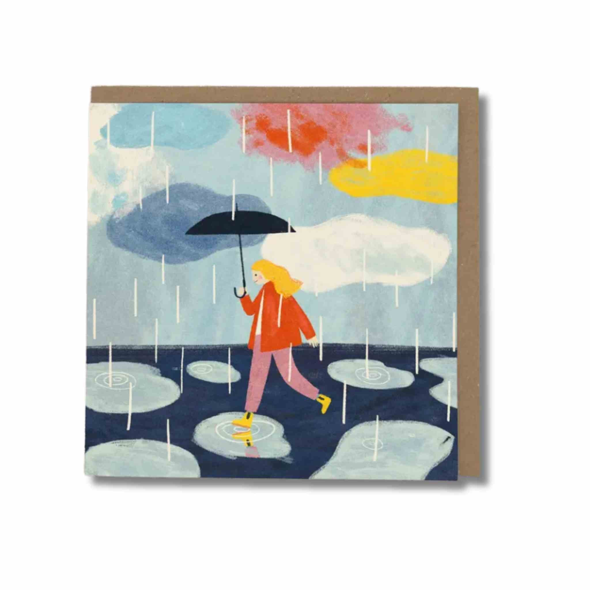 Rainy Day Greetings Card
