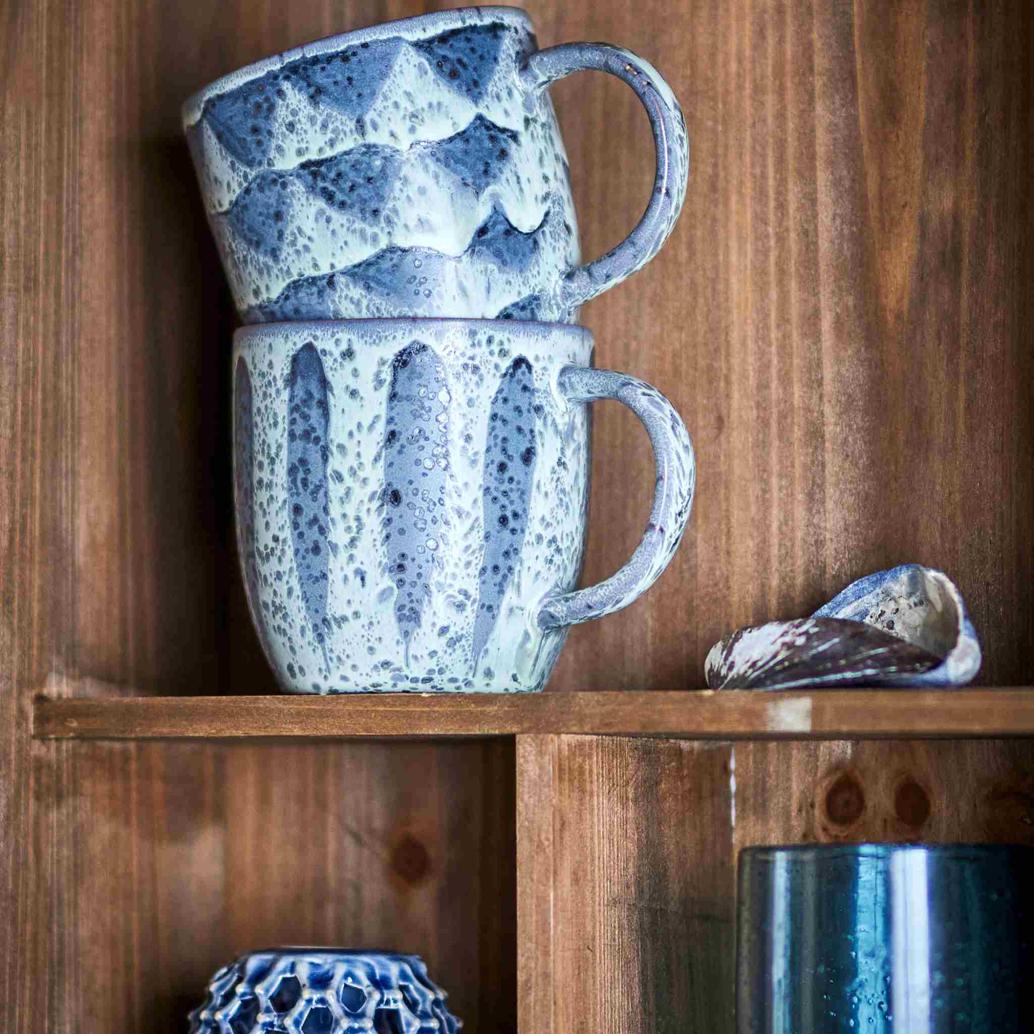 Ramie Grey Stoneware Mug