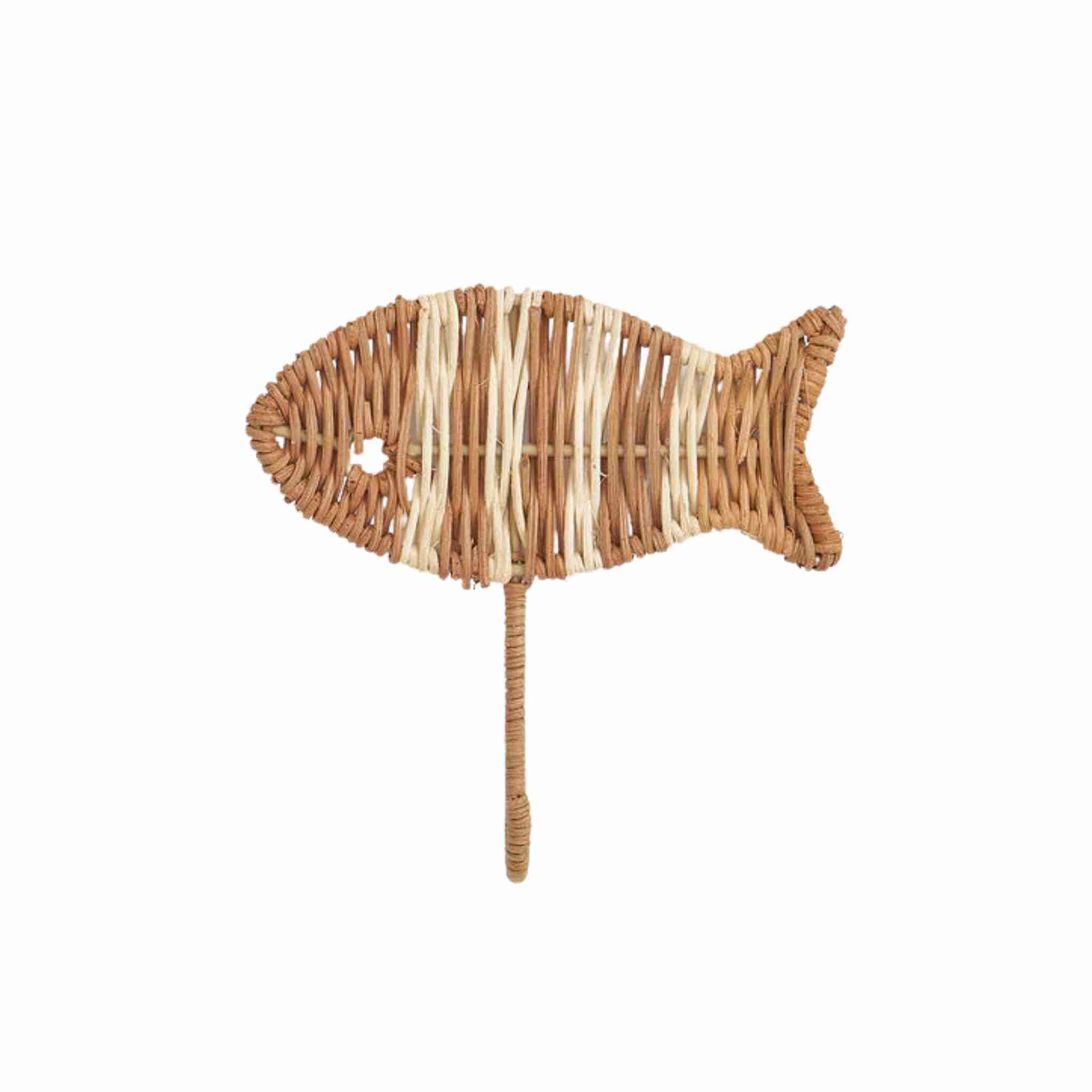 Rattan Fish Coat Hook