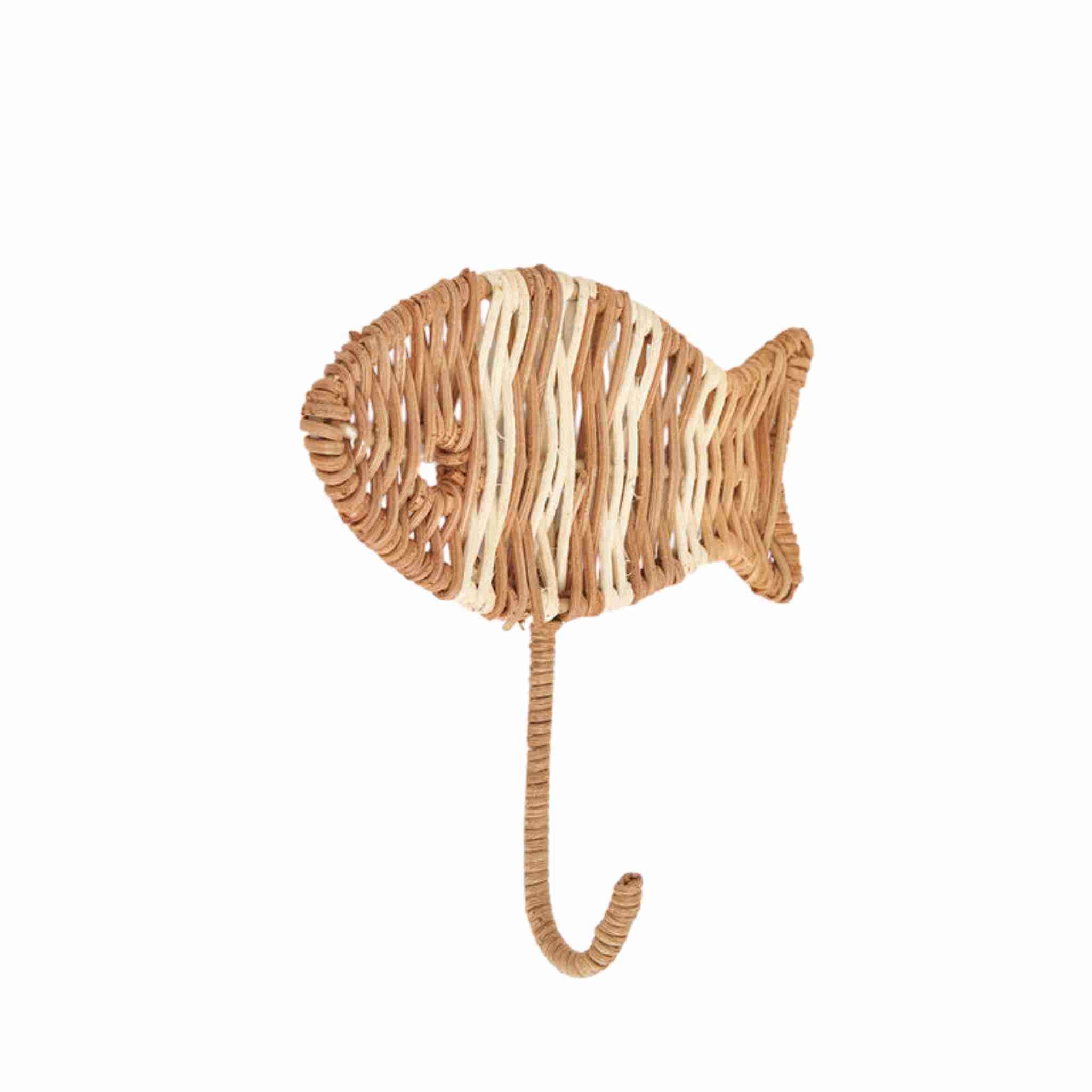 Rattan Fish Coat Hook