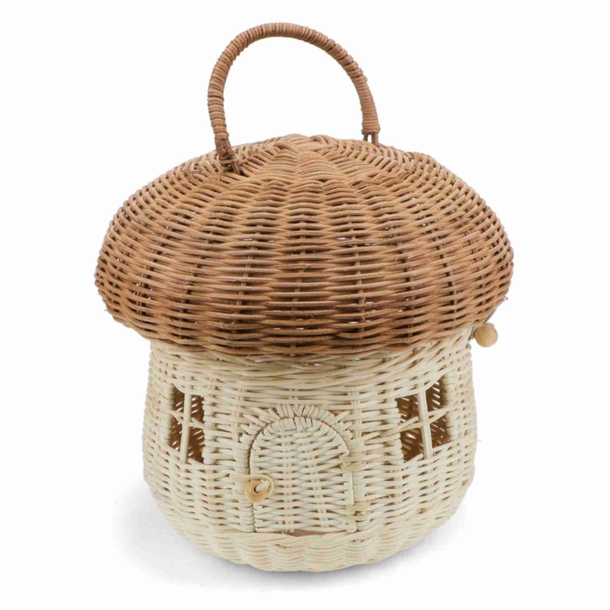 Rattan Mushroom House | Storage Basket