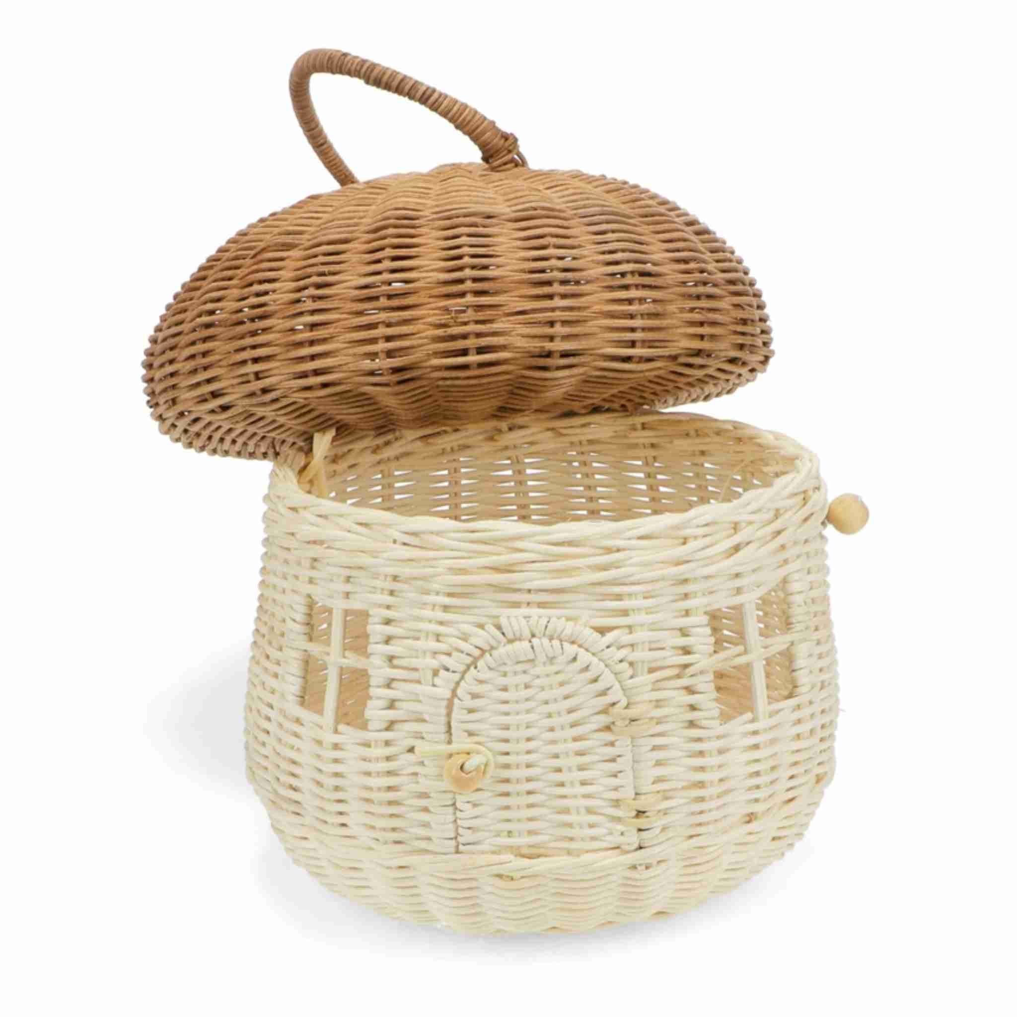 Rattan Mushroom House | Storage Basket