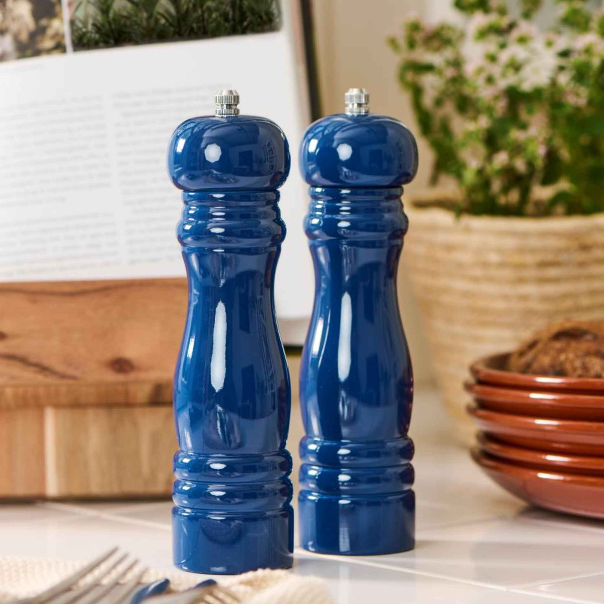 Salt & Pepper Mill Set | Indigo