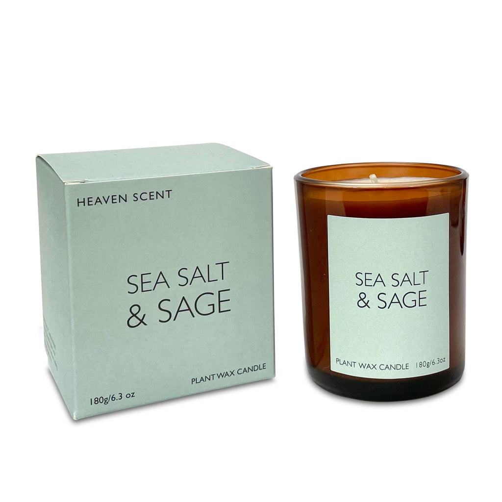 sea salt and sage candle
