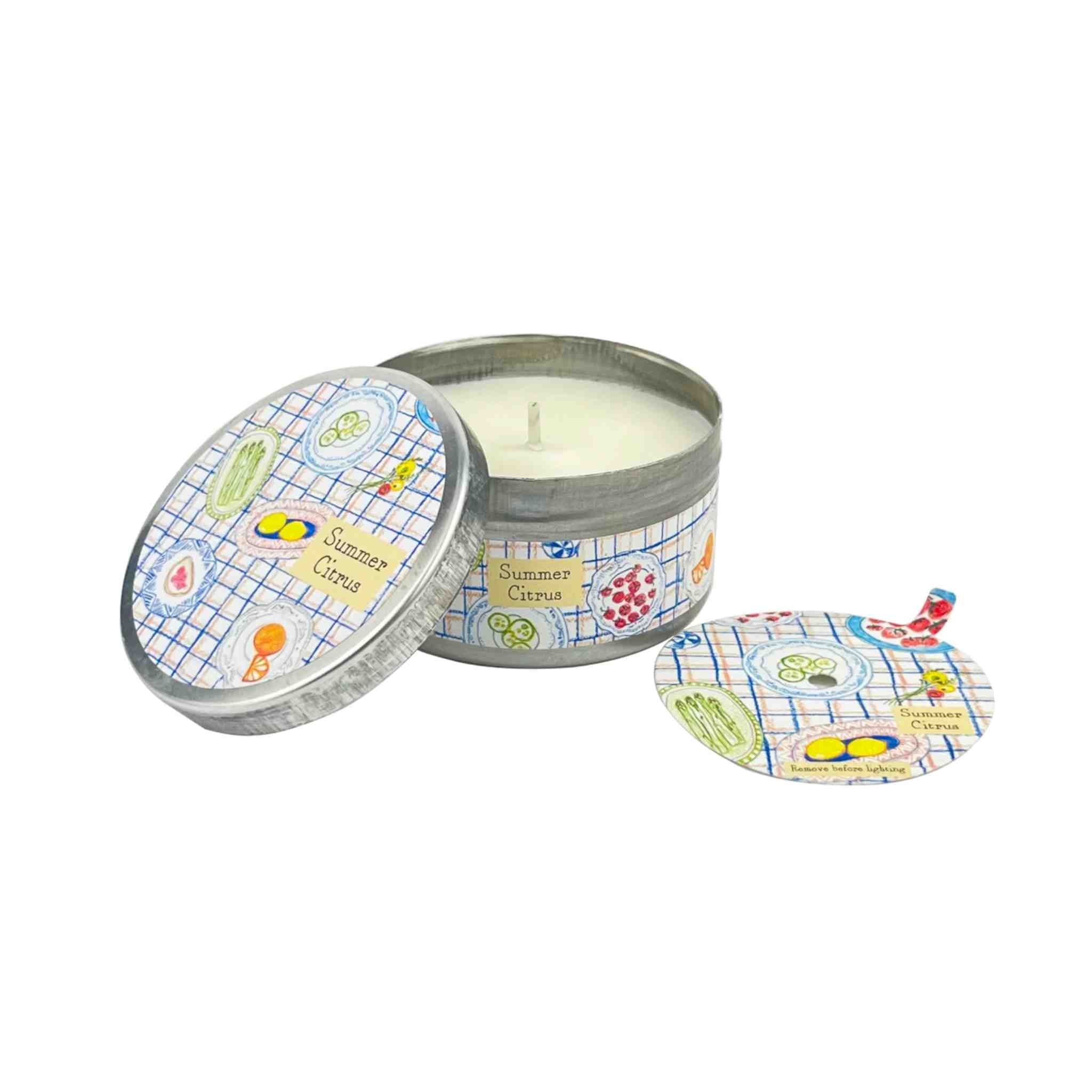 Summer Scented Candle Tin | 100ml