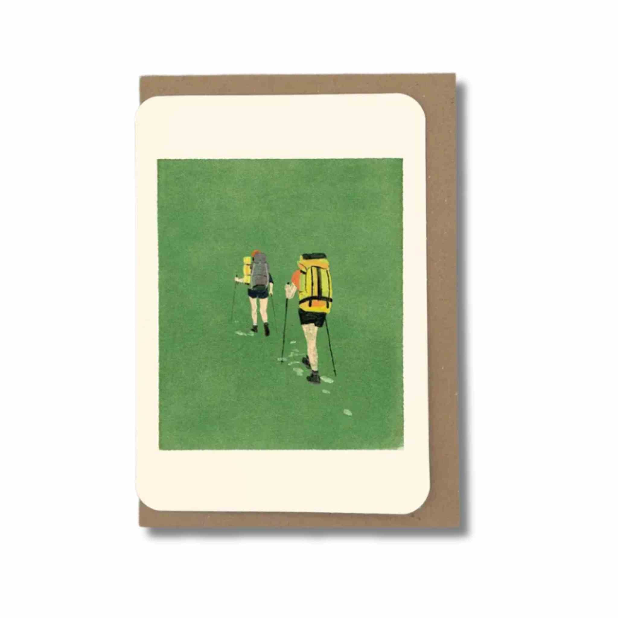 Swatch Hikers Greetings Card