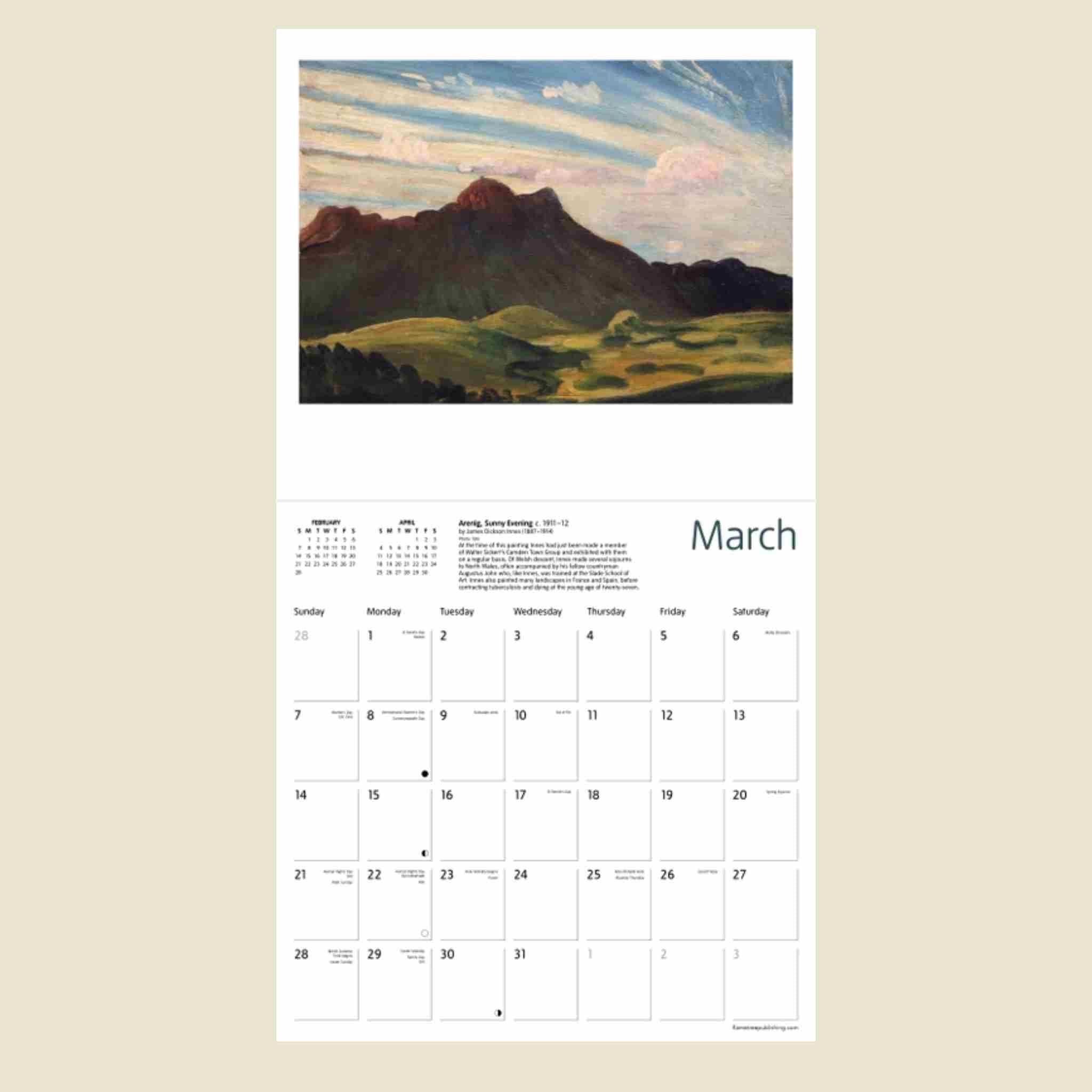 Tate: British Landscapes | Wall Calendar 2027