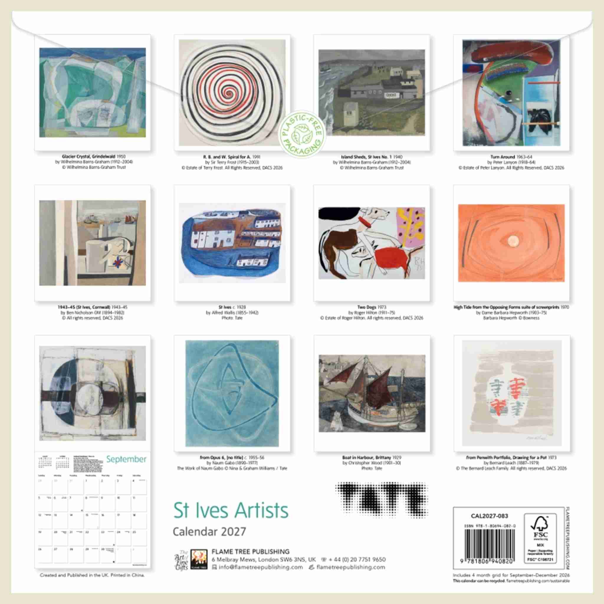 Tate: St Ives Artists | Wall Calendar 2027