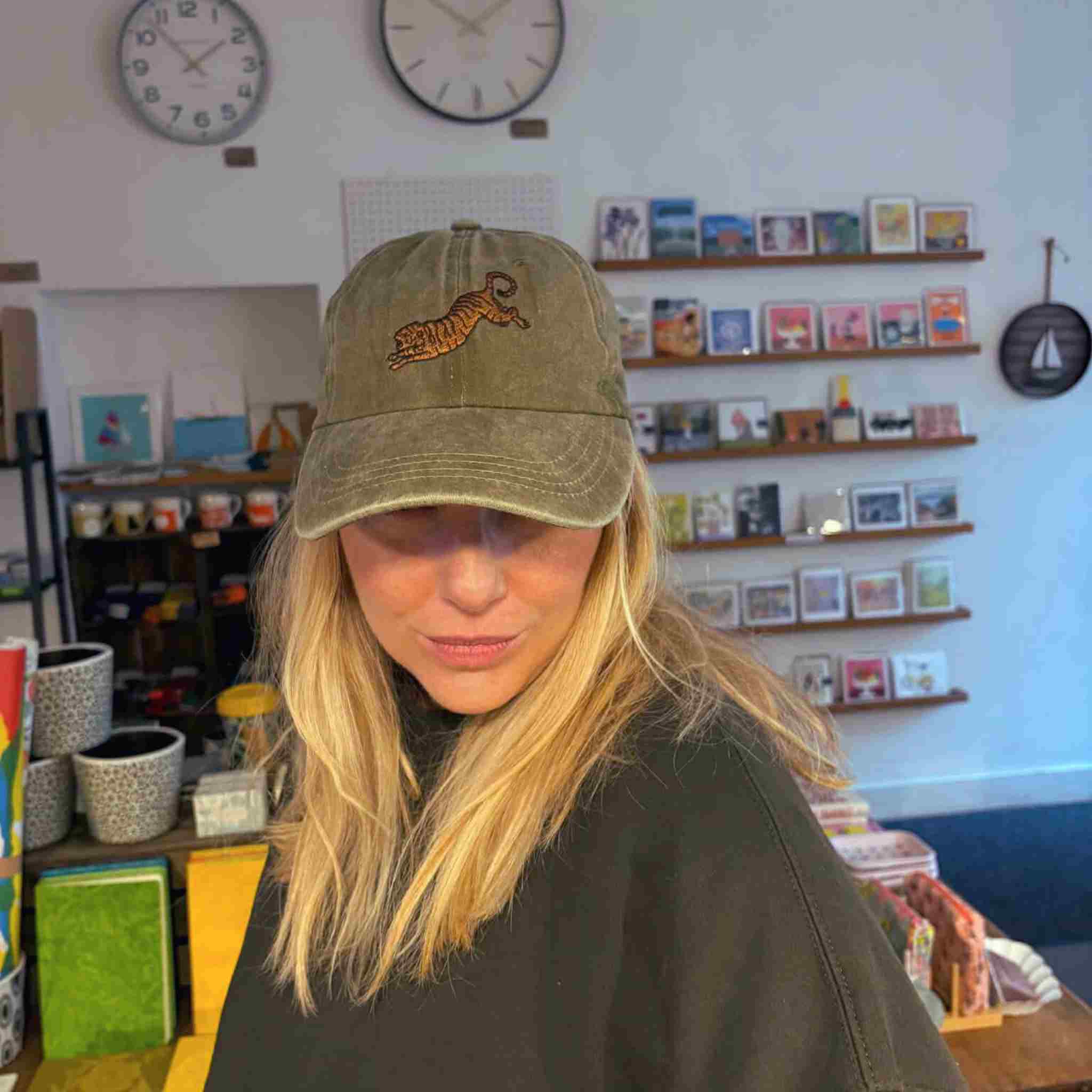 Tiger Embroidered Cap