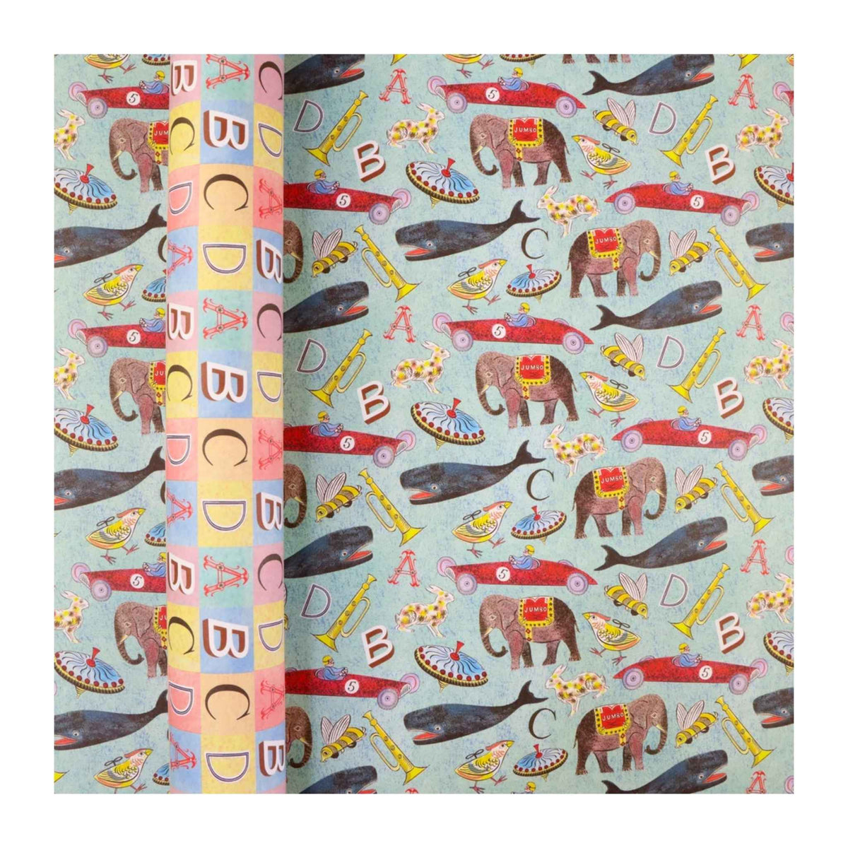 Tin Toys Gift Wrap | Double Sided Sheet