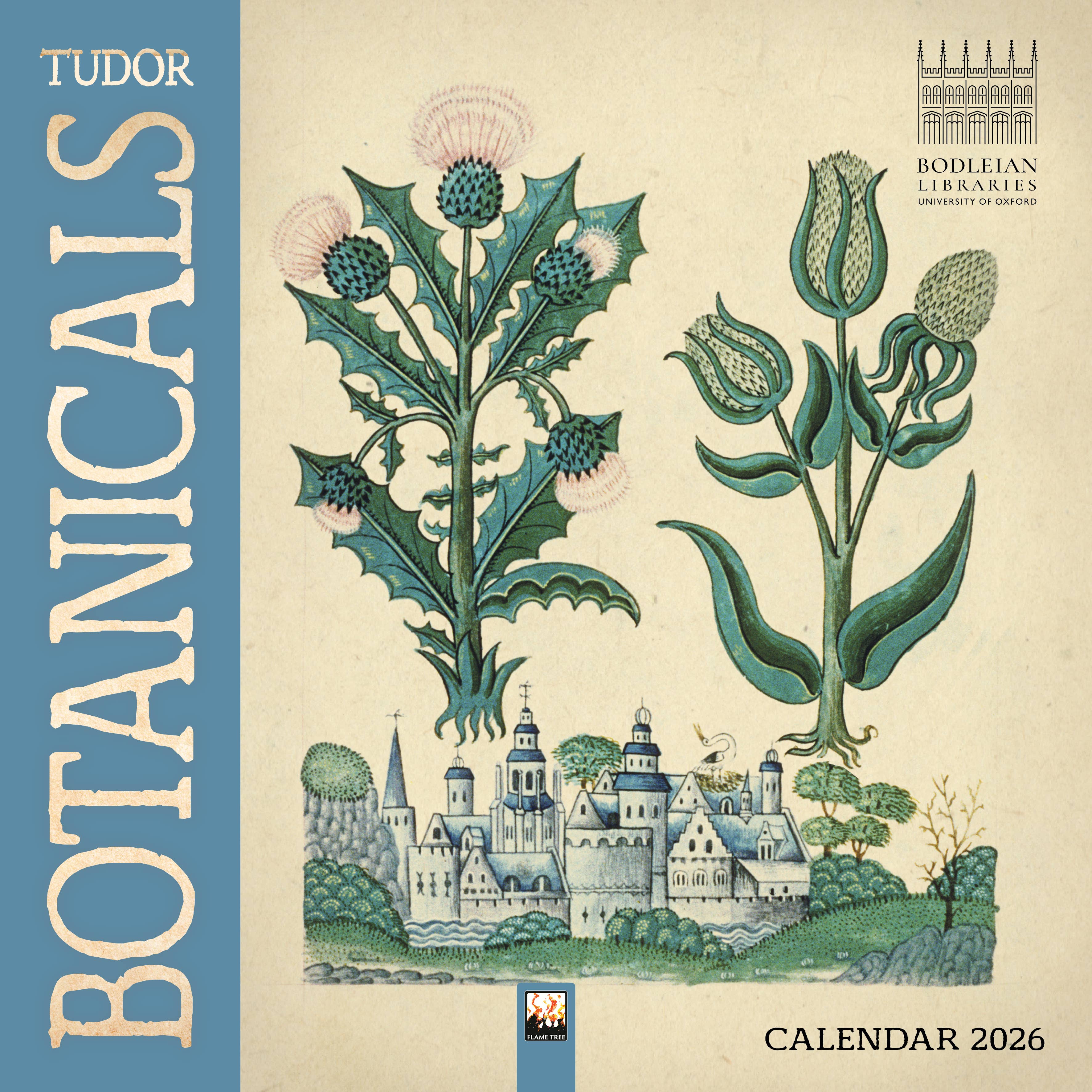 Tudor Botanicals Wall Calendar 2026