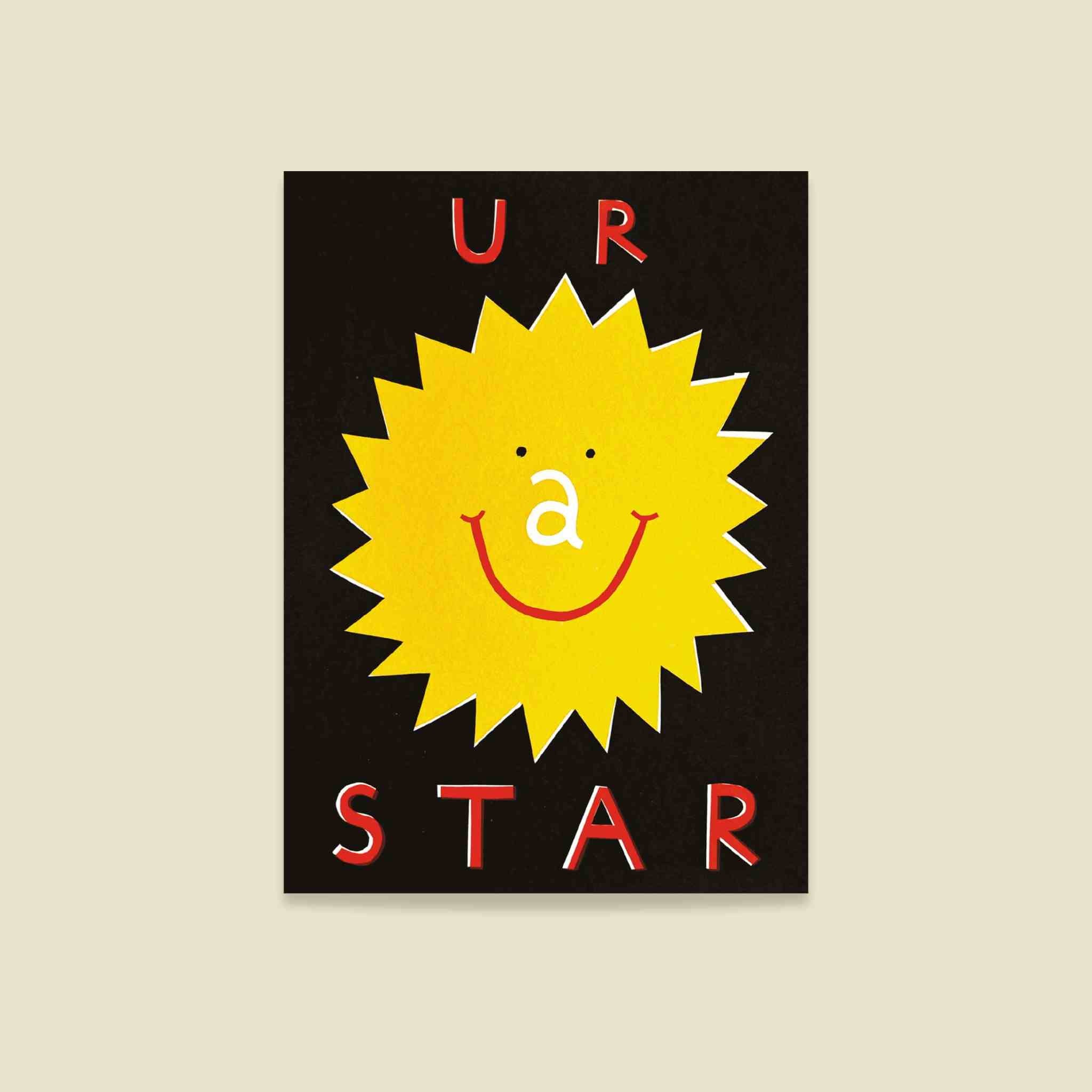U R a Star | Greeting Card