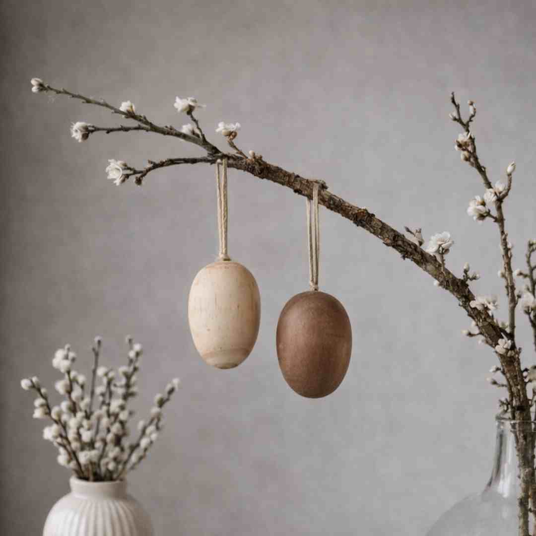 Wooden Egg Decorations