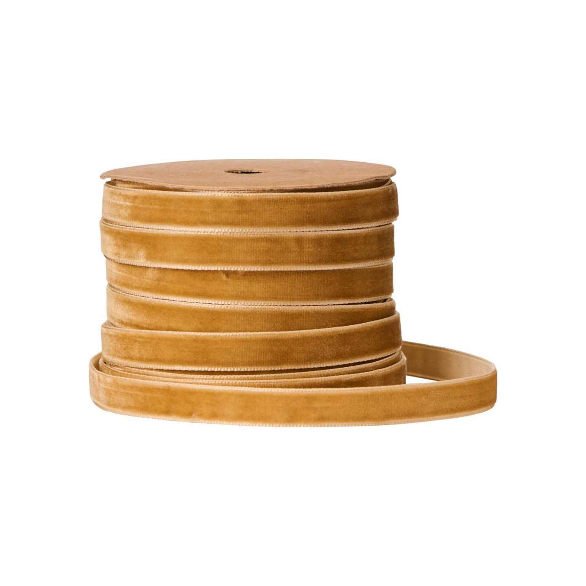Velvet Ribbon on Spool 10 m | Clay
