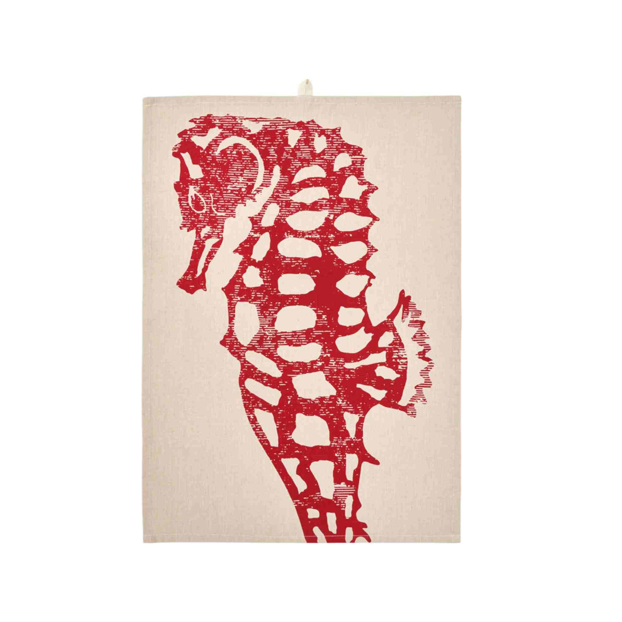 Natural Cotton Sealife Tea Towel