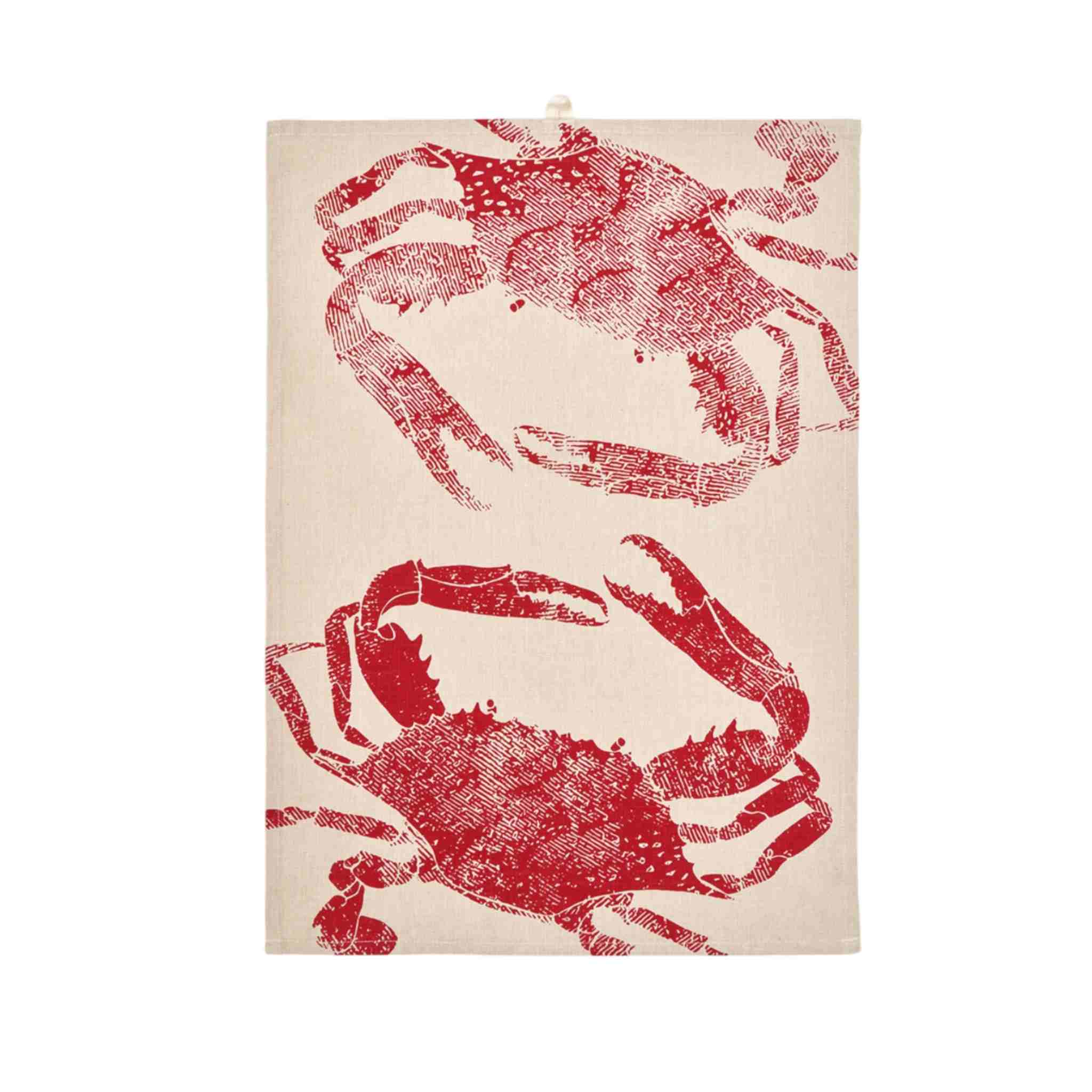 Natural Cotton Sealife Tea Towel