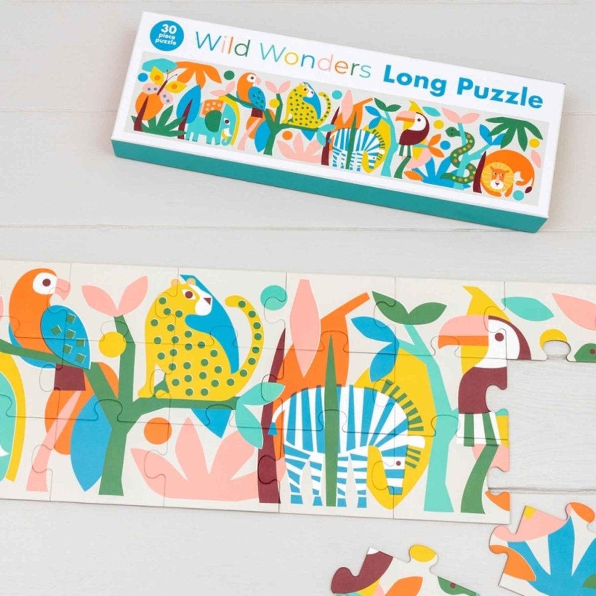 Wild Animals Long Puzzle