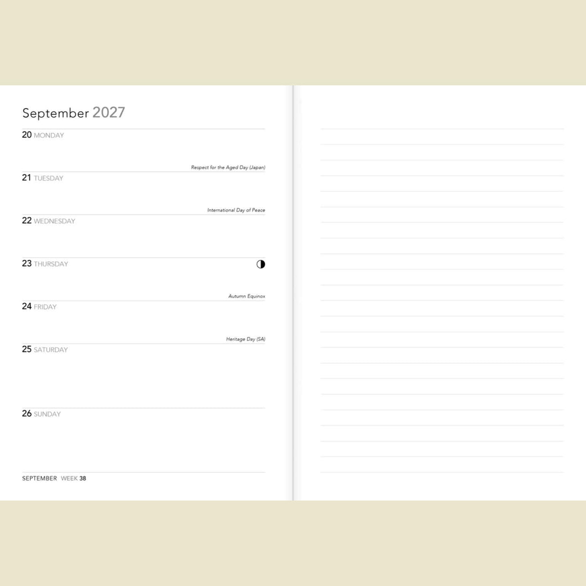 William Morris Mallow | 2027 Vegan Leather Diary