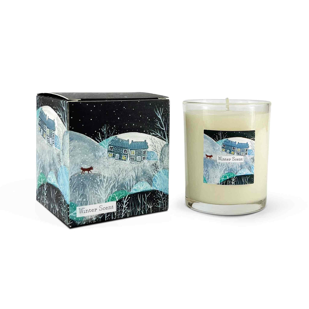 Winter scent candle