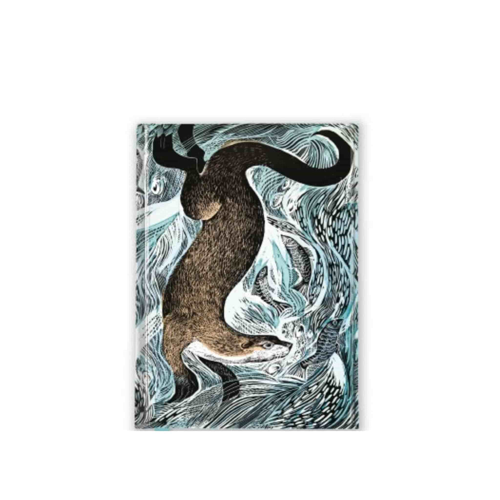 fishing otter magnetic notebook 