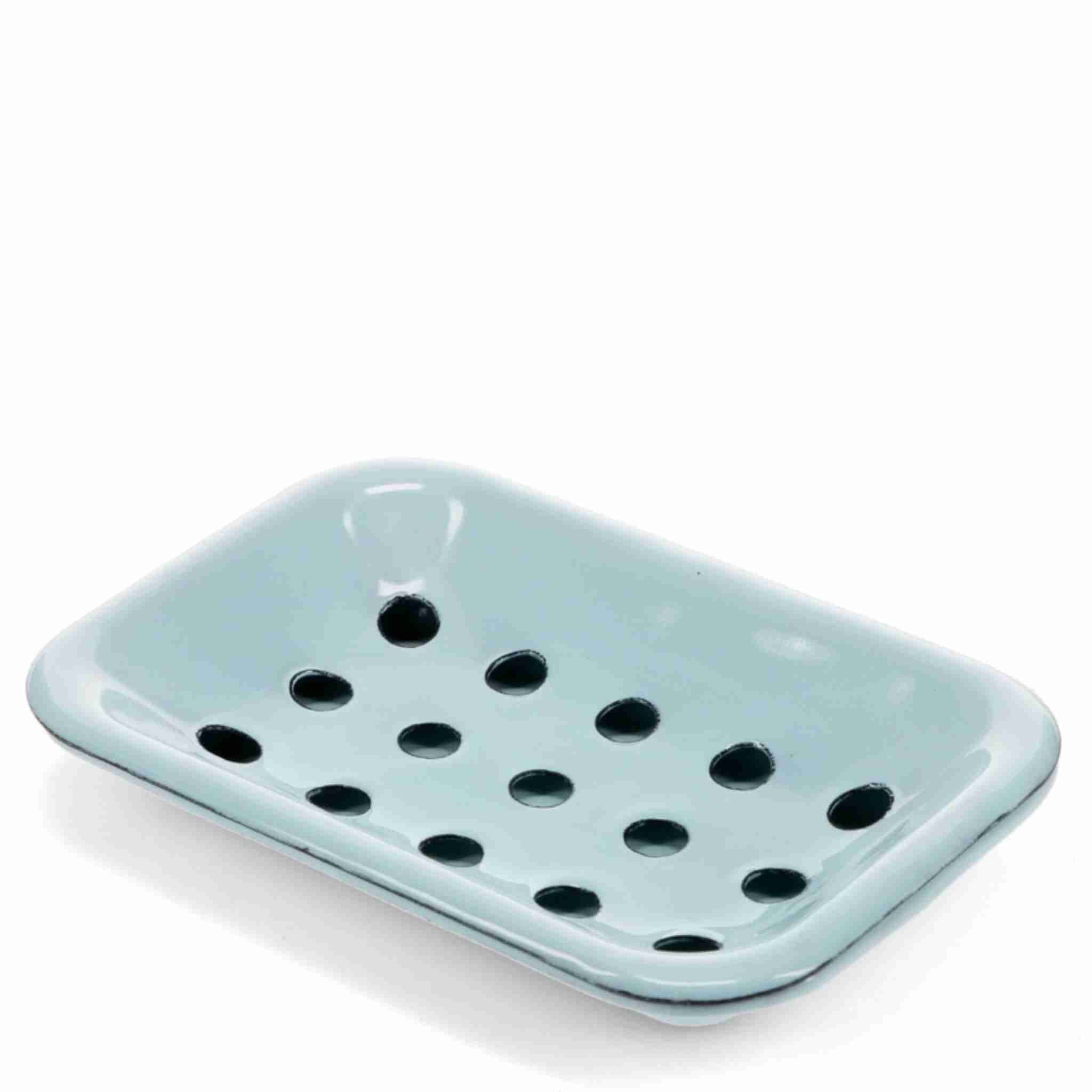 Two-Part Enamel Soap Dish