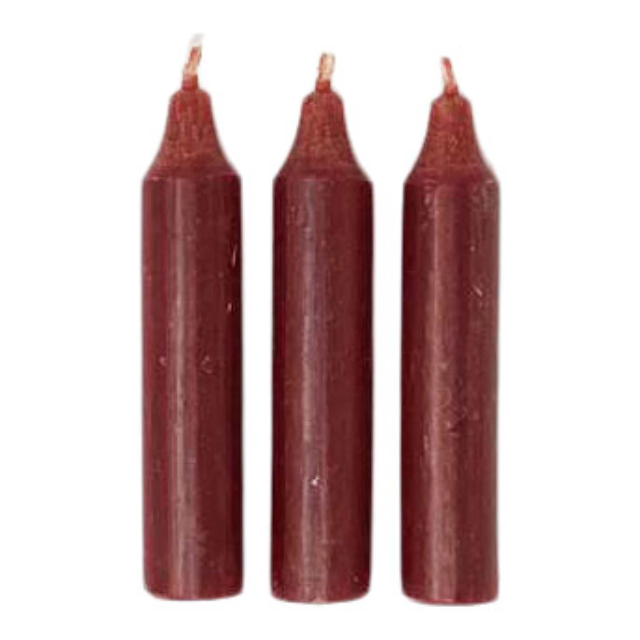 Danish Short Dinner Candles | Set of 3