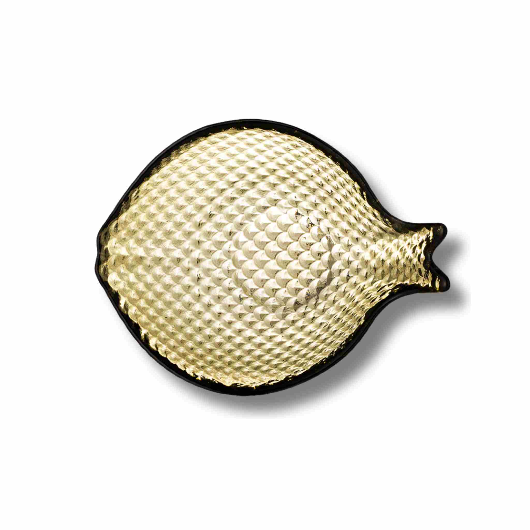 Fish Shaped Glass Serving Bowl