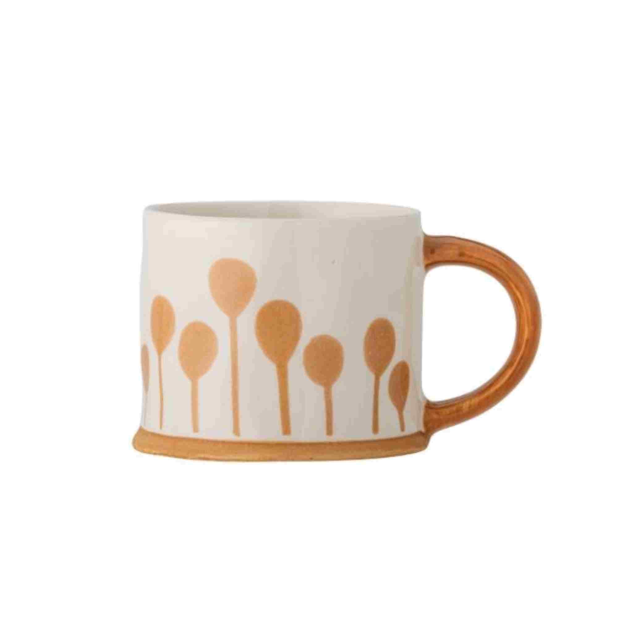 Linora Large Stoneware Mug | Brown