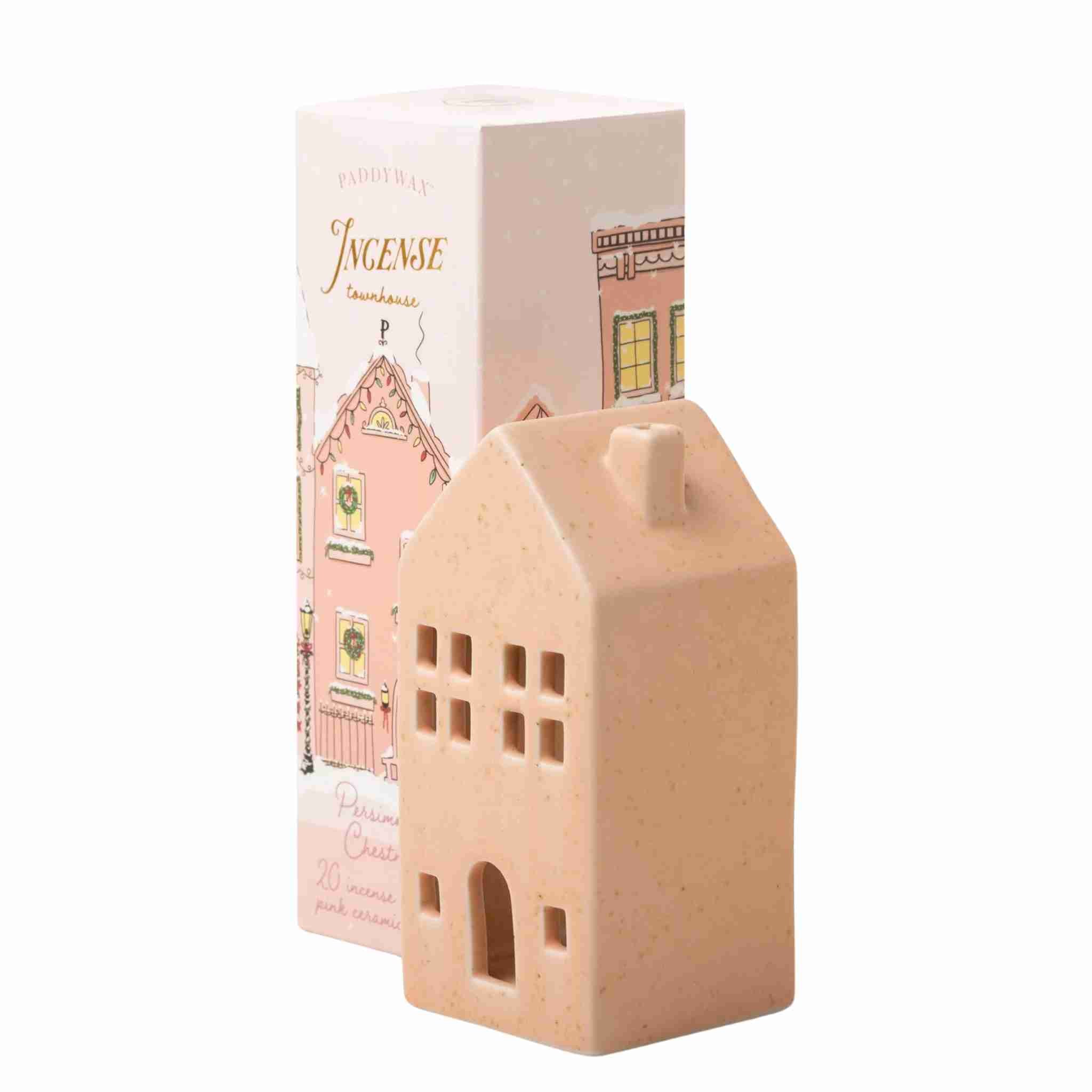 pink town house incense holder