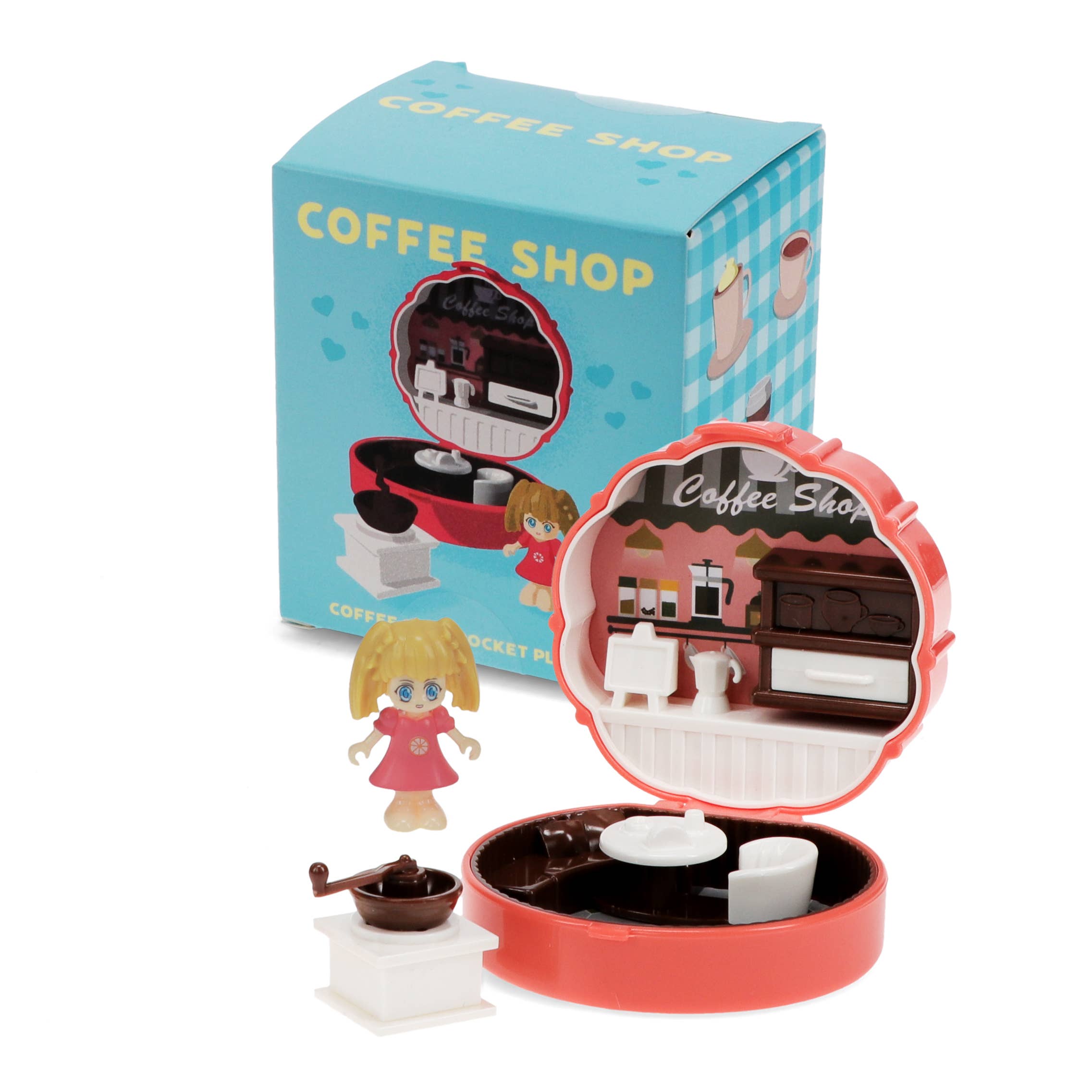 coffee shop mini playset