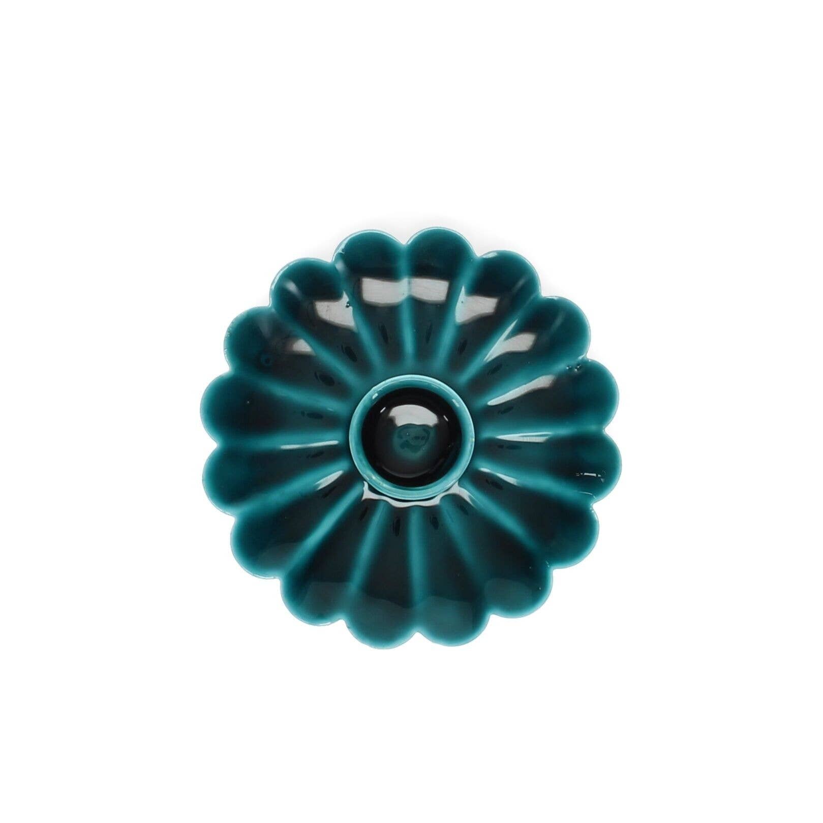 Enamel Flower Candle Holder