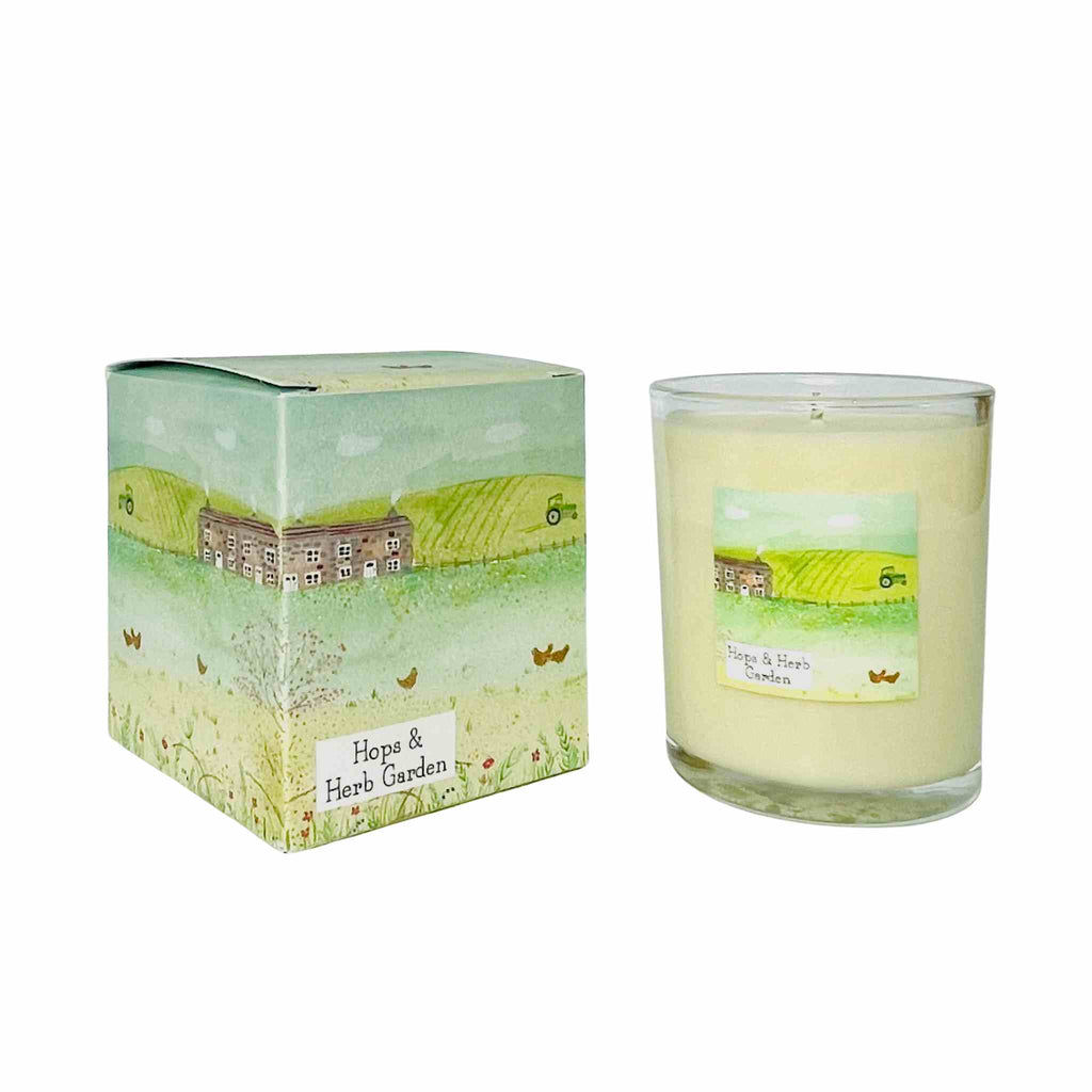 Hops & Herb Garden Plant Wax Candle