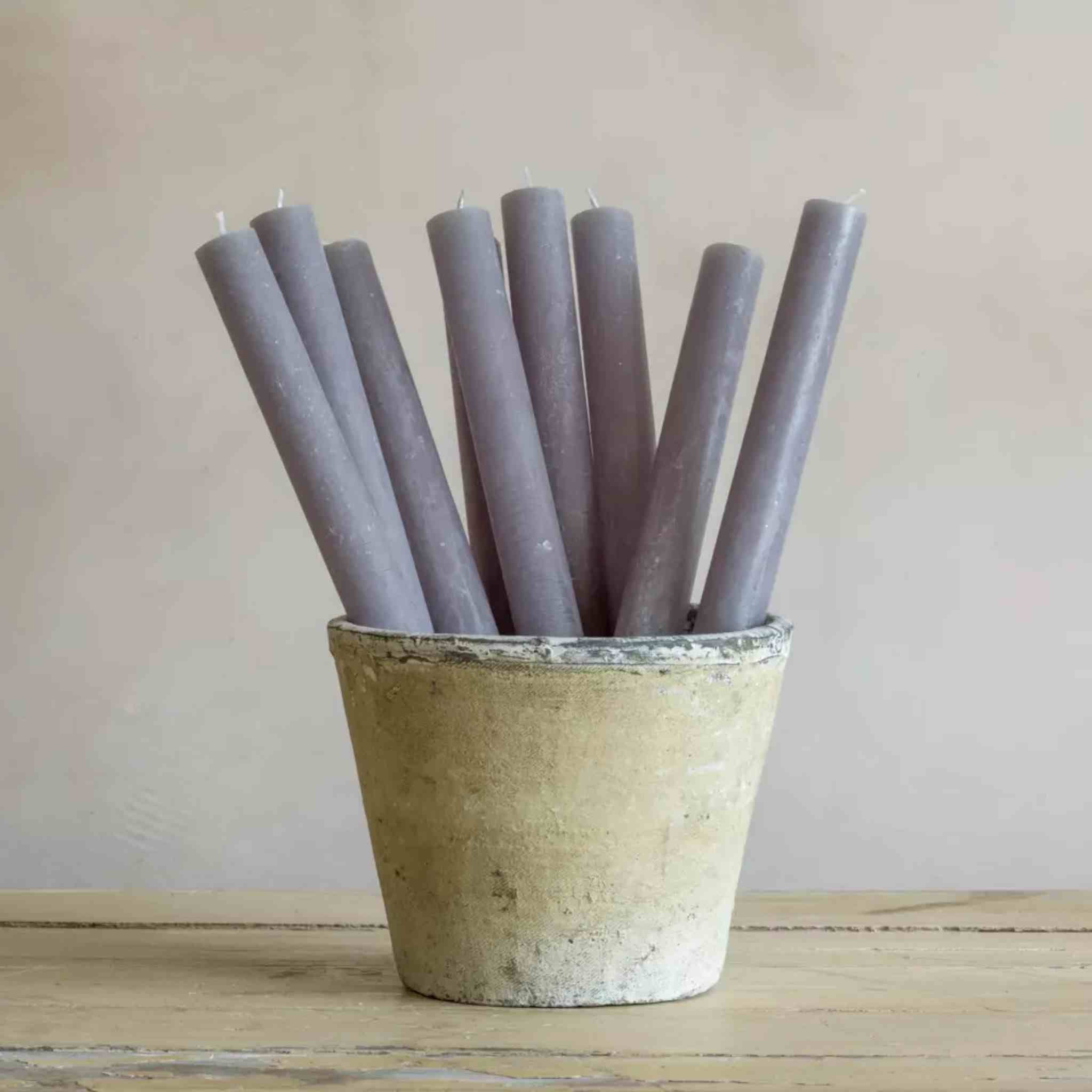 Rustic Dinner Candles | Set of 4