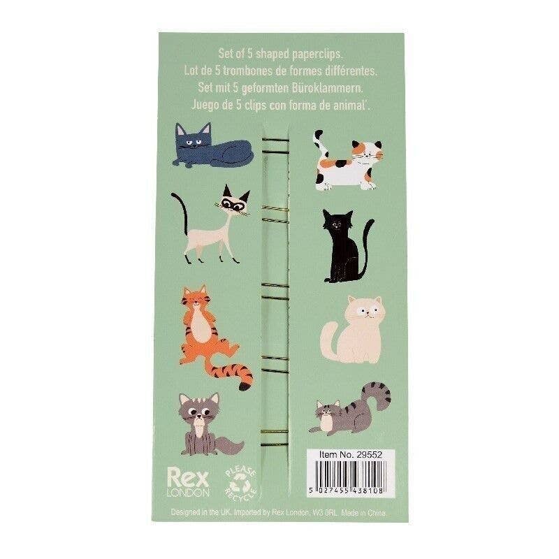 Cat Paper Clips | Set of 5