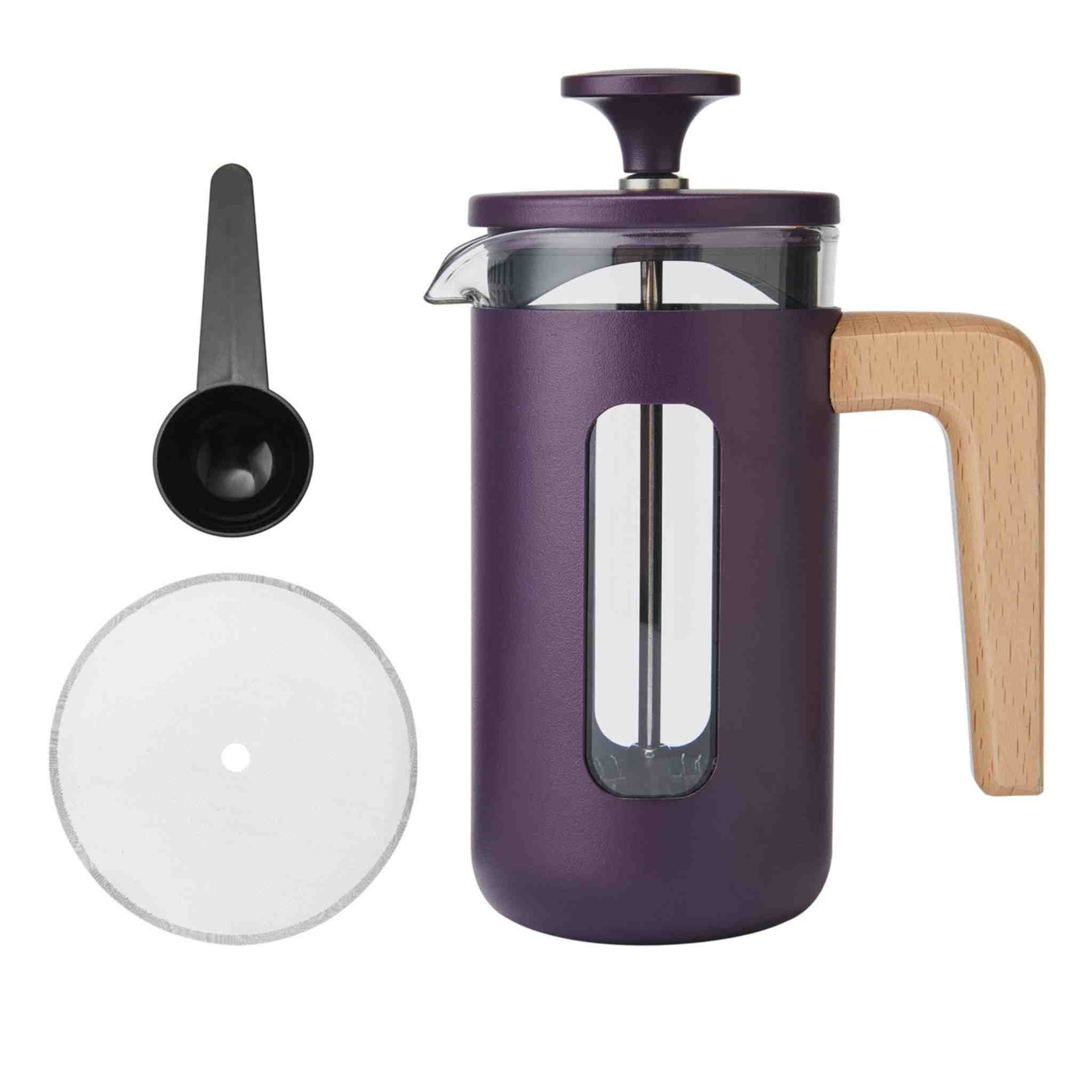 Purple Pisa Cafetiere
