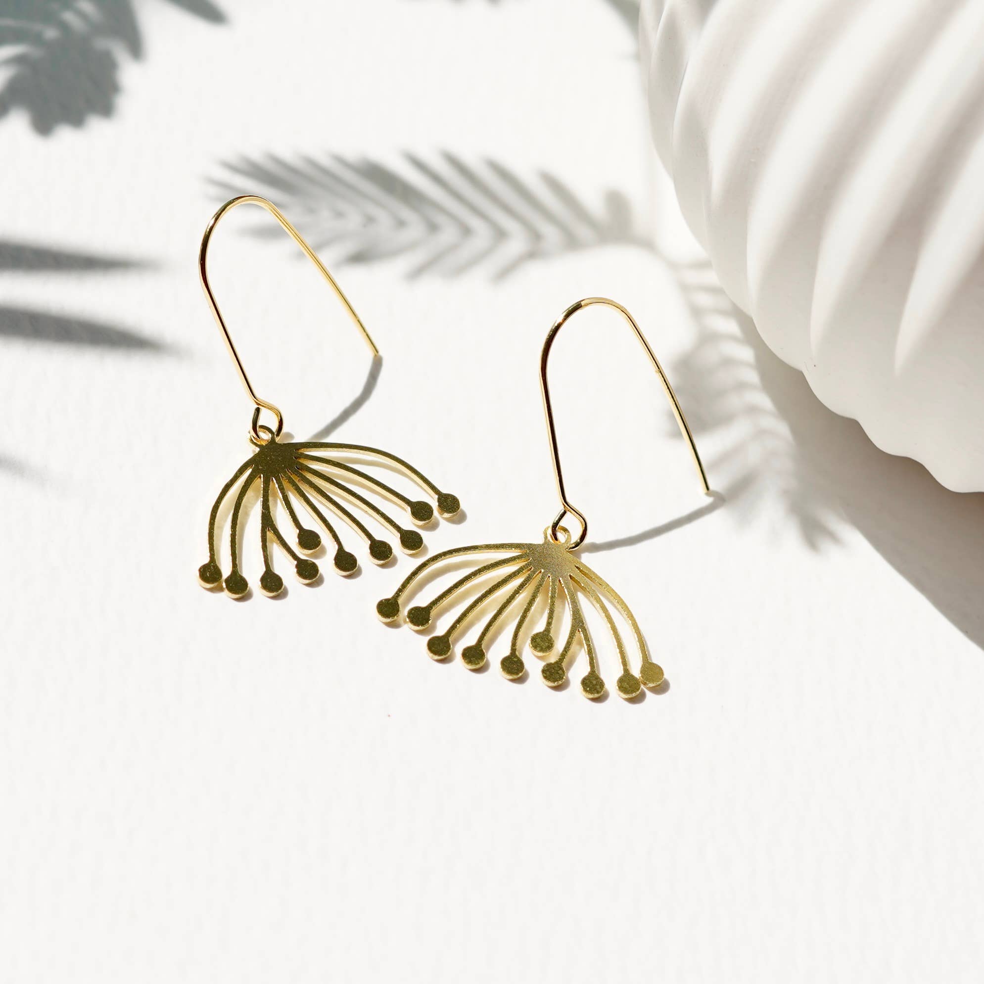 Small Dandelion Earrings
