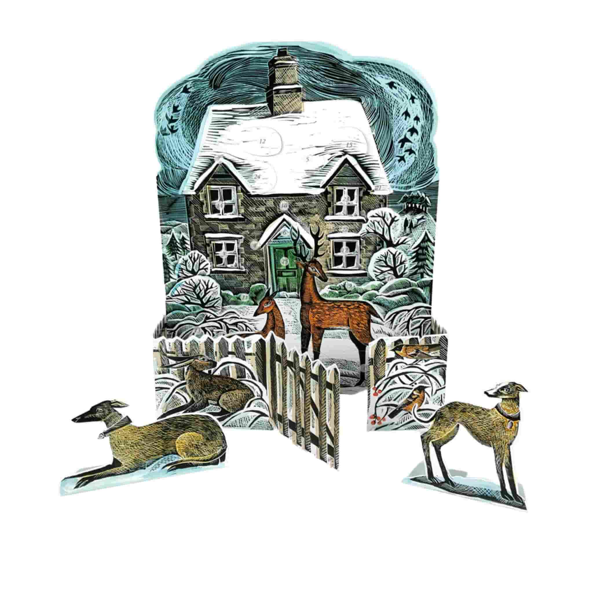 Angela Harding Christmas Cottage Advent Calendar