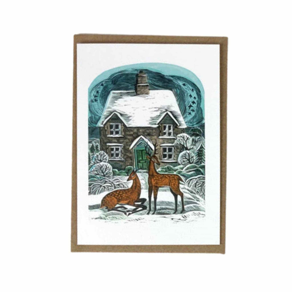 Notecards | Christmas Cottage & Owl Flight