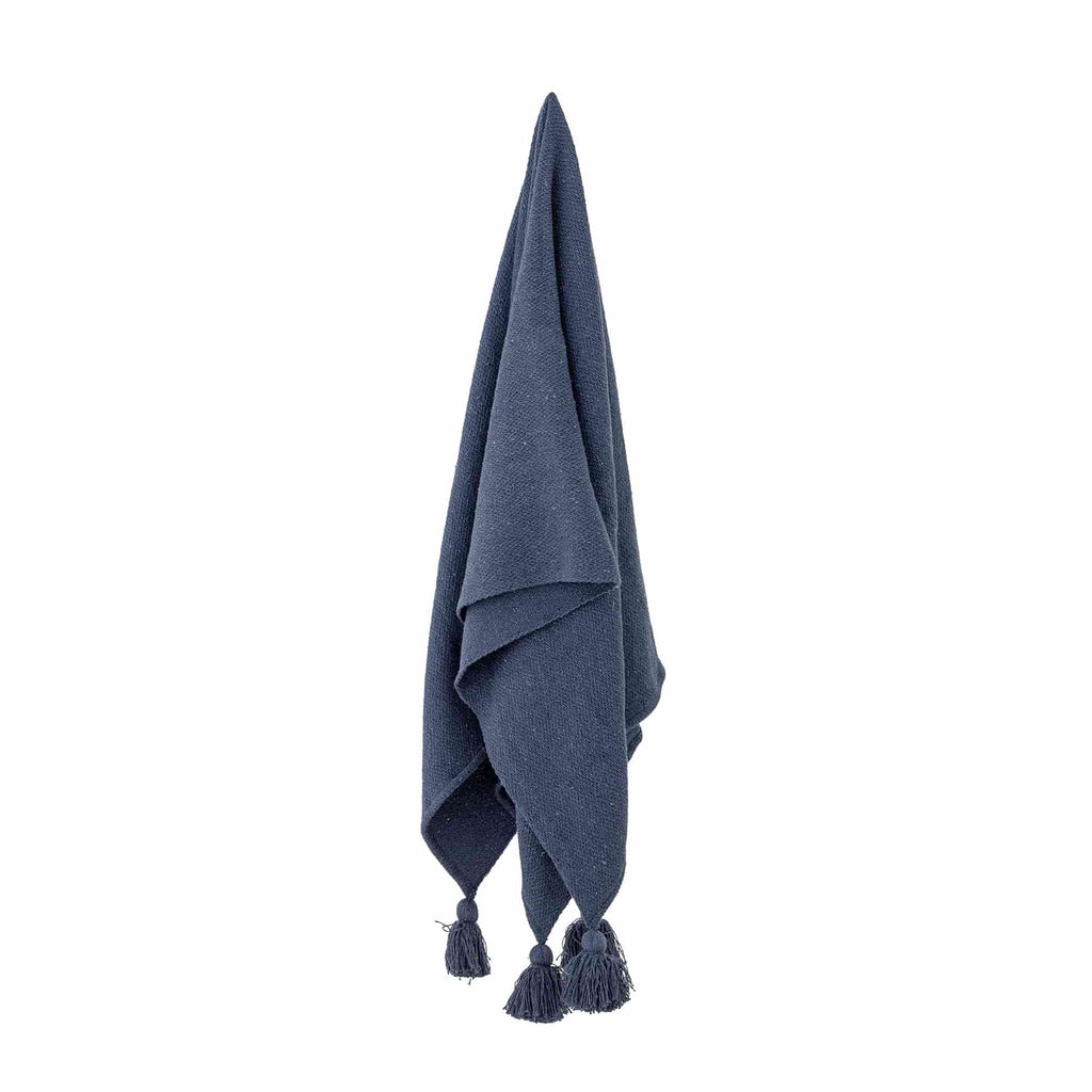 Genet Blue, Recycled Cotton Throw