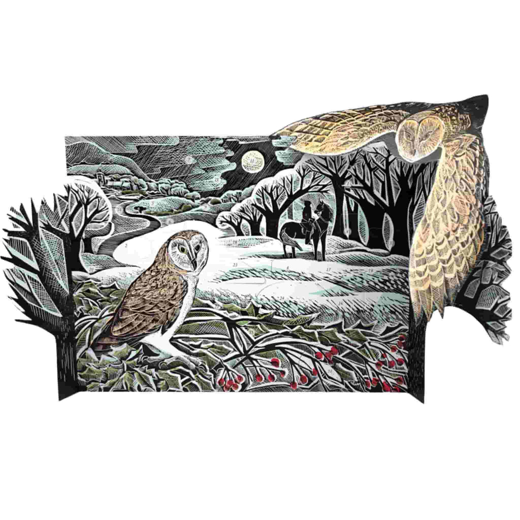 Angela Harding Advent Calendar | Owl in Winter