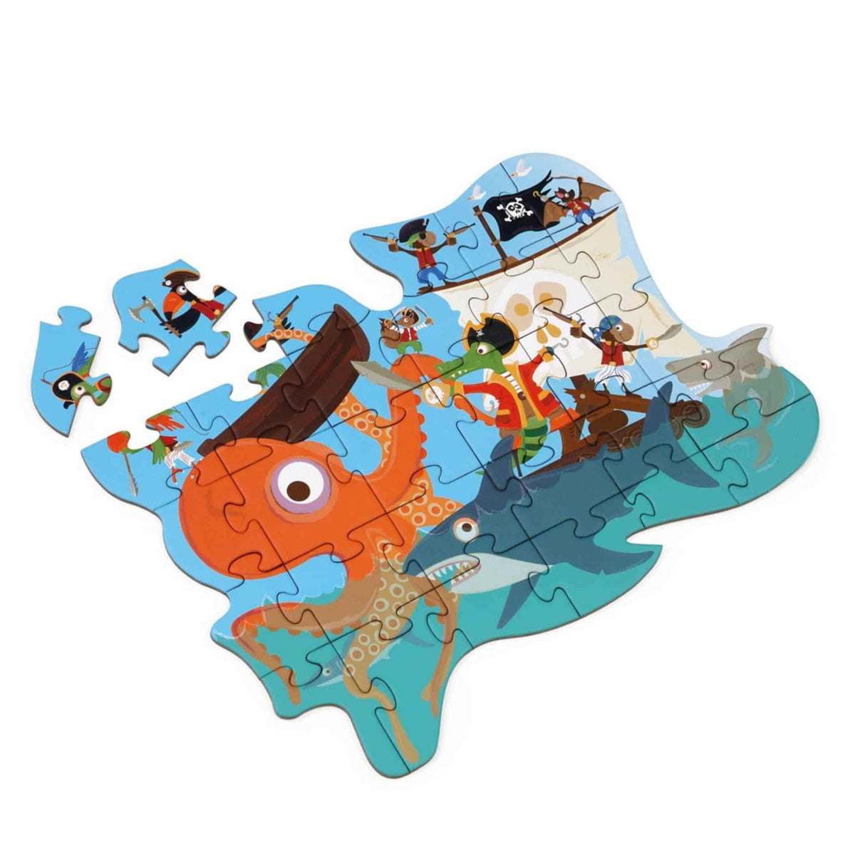 Pirate Compact Contour Puzzle – Webb Street Store