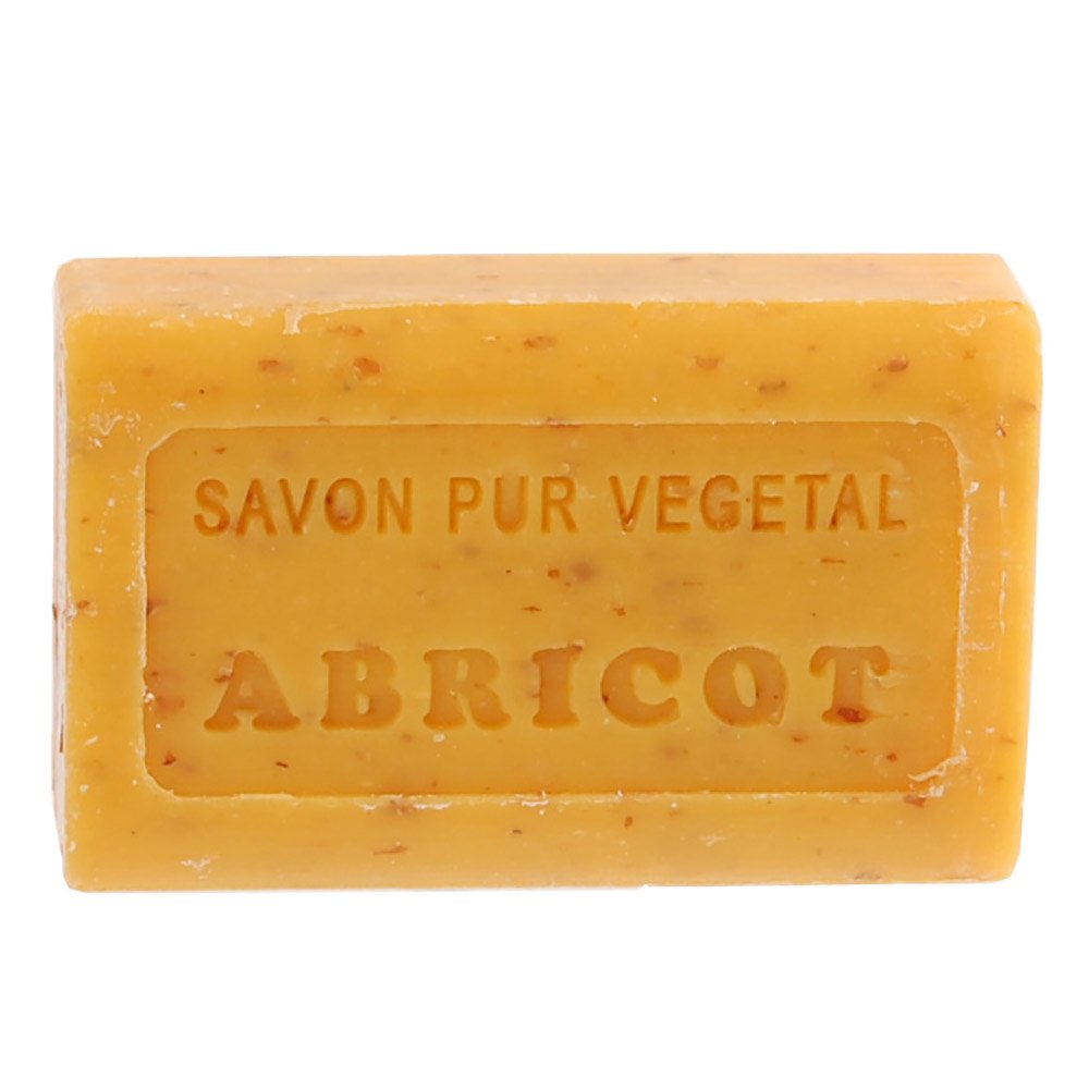 Marseille soap bar apricot yellow