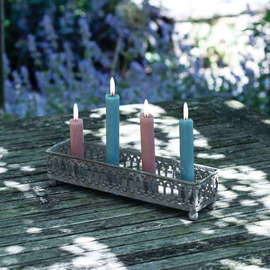 swedish style candle tray 