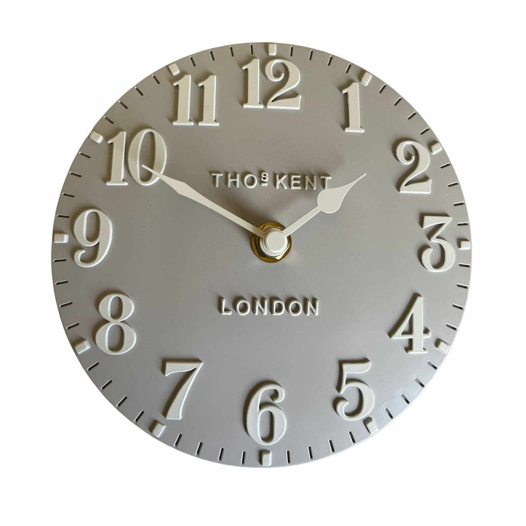 Thomas Kent Mantel Clock Dove Grey