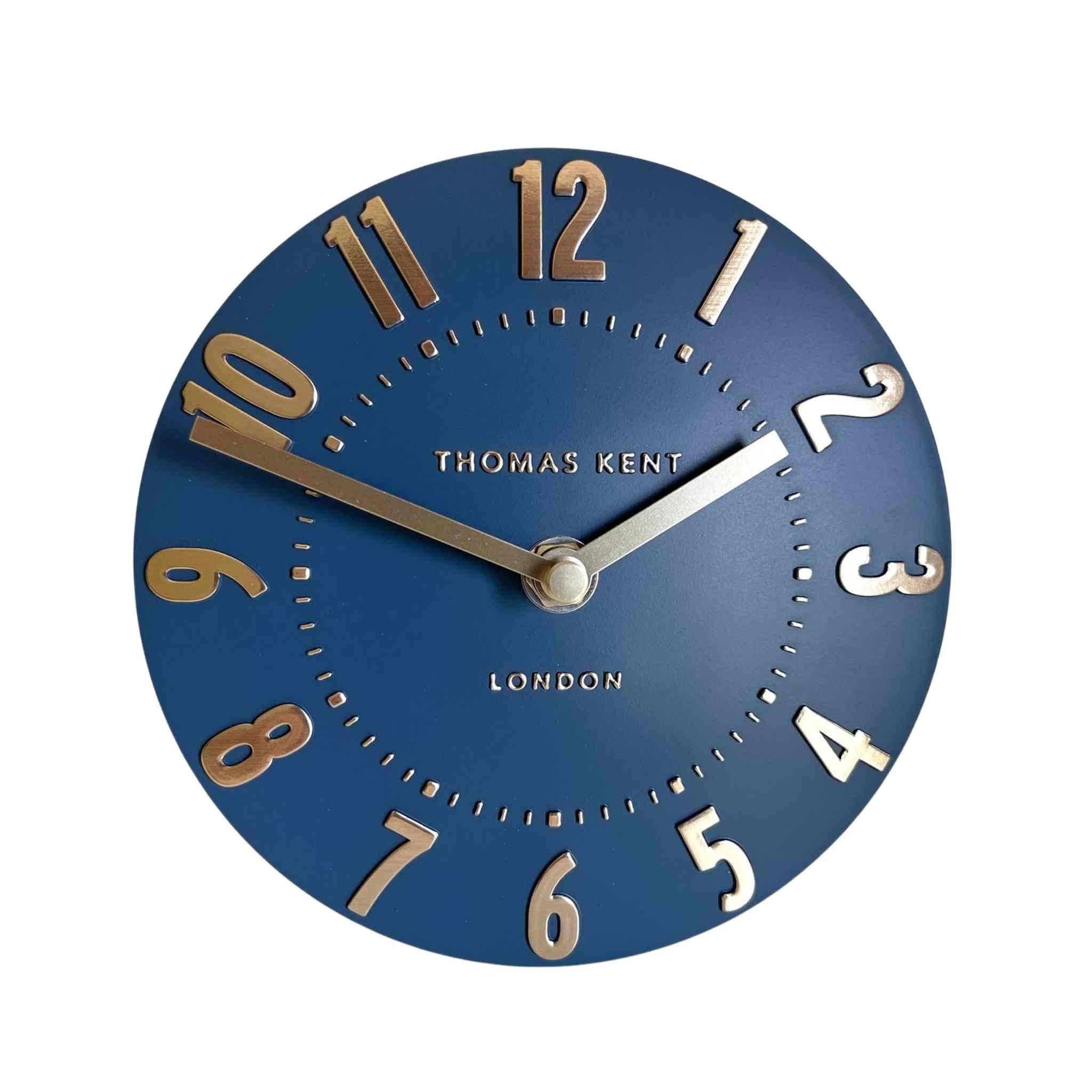 Thomas Kent Mantel Clock in Midnight Blue