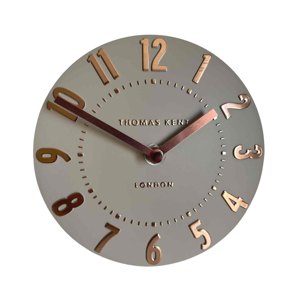 Thomas Kent Mulberry Mantel Clock, 15cm (6 inch) Rose Gold b Street Company