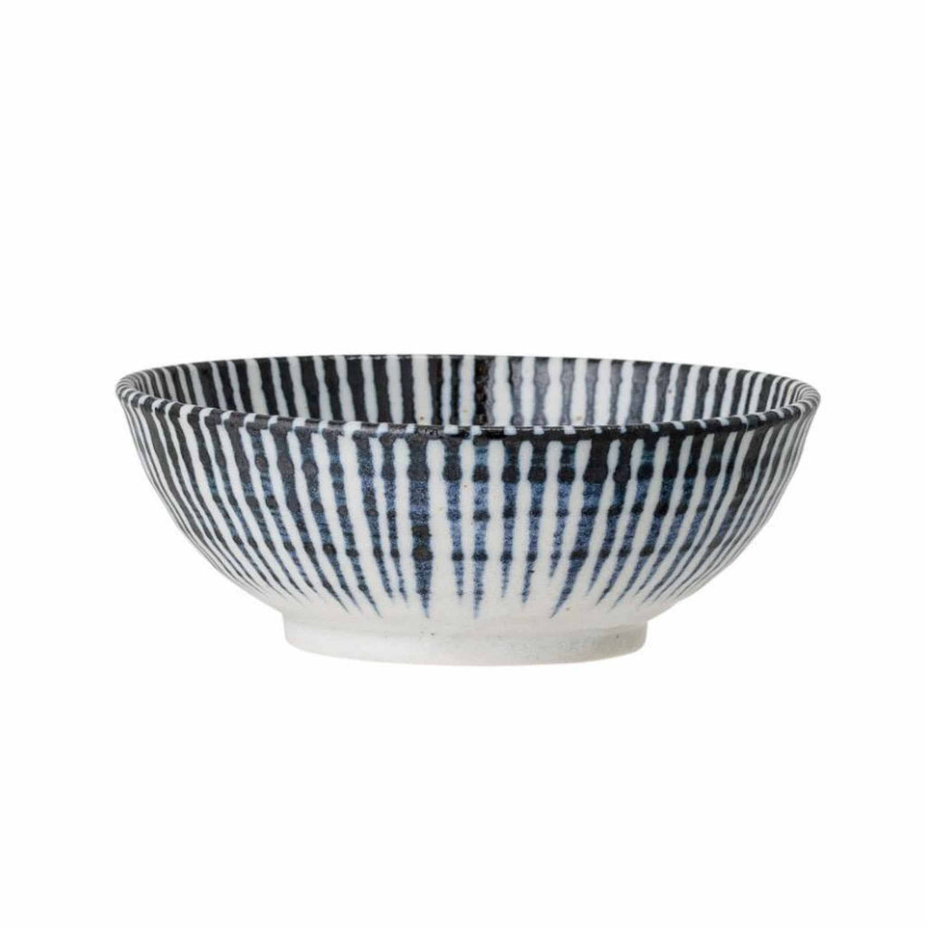 Camellia Bowl, Blue Porcelain