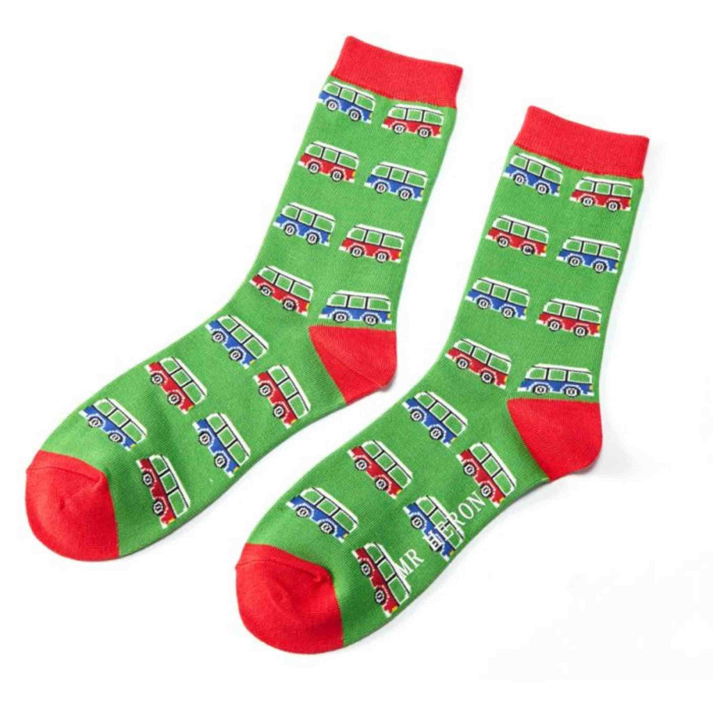 Campervan Socks Green (Mens)