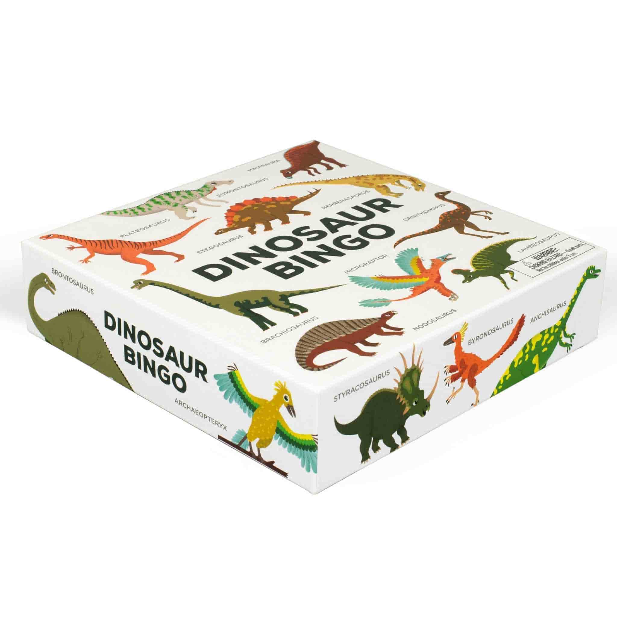 dinosaur bingo board game